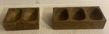 ANTQ 2 Marble Double & Triple Inkwells Paragon Frank A. Weeks MFG Co. NY 1911 picture