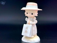 Vintage Precious Moments Porcelain Figurine Christmas Gift Collectible. picture