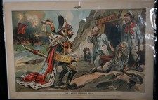 1904 Original Judge Magazine Political Cartoon 