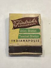 Frendrick's Restaraunt Indianapolis Vtg Advertising Matchbook Matches picture