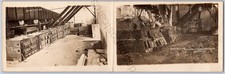 K45/ Wausau Wisconsin RPPC Postcard c10 Marathon Paper Mill Flood 2-Panel 88 picture