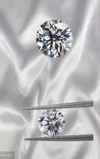 3 Ct Certified Natural Round Cut White Diamond D Grade VVS1 + 1 Free Gift picture