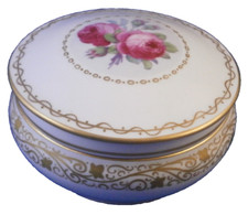Antique KPM Berlin Porcelain Trinket Box Porzellan Dose Art Nouveau Jugendstil A picture