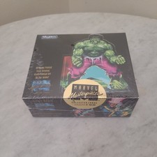 1992 SkyBox Marvel Masterpieces Sealed Box 36 Packs High Serial Premium Storage picture