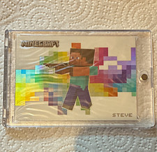 Panini 2024 Panini Minecraft Prizm Steve #7 Non-Sport Trading Card picture