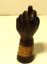 Jac-Arte Jacaranda Wood Hand Sculpture Made in Brazil S. Paulo Figa Figurine picture