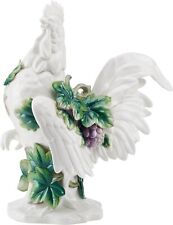 Fitz and Floyd Ceramic Rooster Figurine Sicily Green 19-Inch New In Box 5308970 picture