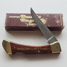 Vintage Imperial Frontier 4515 Double Eagle Lockback Knife Box Land O Lakes USA picture