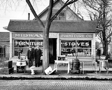 1936 Secondhand Store  COUNCIL BLUFFS Iowa  DEPRESSION ERA Photo  (196-a) picture