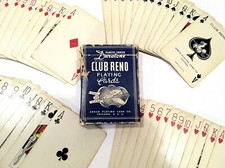 Vintage 1941 ARRCO Club Reno No. 103 Duratone Playing Card Deck Early RARE picture