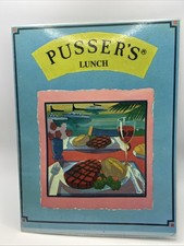 Vtg PUSSER'S LUNCH MENU British Virgin Islands Caribbean picture
