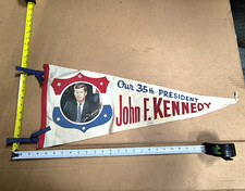 John F. Kennedy Political Felt Banner picture