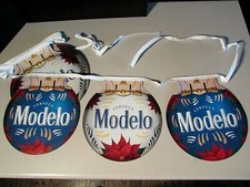 🔥 17' Modelo Cerveza Christmas Ornament Beer String Banner Sign bar decoration picture
