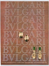 Bulgari Jewelry 1978 Fashion 1978 Print Ad 8.5
