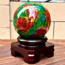 4.11LB Natural Colorful Jade Colorful Crystal Energy Ball/Taiwan, China picture