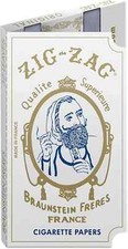 ZIG ZAG Original WHITE ROLLING PAPERS Single Wide 32 Lvs USA SHIPPER picture