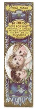 Vintage Mother's Love for Baby Dr D B Hands Remedies Bookmark / Book Mark picture