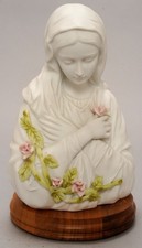 E 5340 Enesco Madonna  Virgin Mary Porcelain Christian READ DESCRIPTION picture