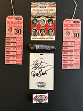 NHRA U.S.Nationals Don Garlits and Bob Glidden autograph and Franklin Mint knife picture