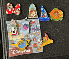 Disney Imaginative Icons Mystery 8 Pin Set Minnie, ENG, Sword, Sorcerer  picture