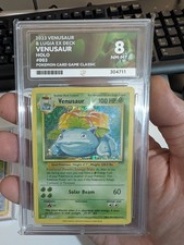 Venusaur 003/034 Pokémon Card Game Classic ACE Graded NM-MT 8 Pokémon TCG picture