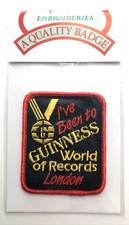 VTG I've Been To GUINESS WORLD OF RECORDS Museum- LONDON Patch  3