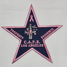LOS ANGELES, LA, CA CALIFORNIA POLICE CHILD ABUSE PREVENTION BREAST CANCER PATCH picture