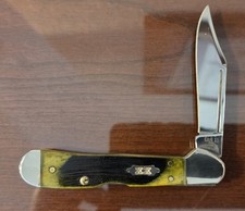 BEAUTIFUL CASE XX KNIVES OLIVE GREEN BONE SAWCUT MINI COPPERLOCK (61749 SS)  picture