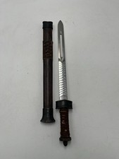 Chinese Jian Sword w/ Scabbard Hero Marked China Steel Blade Decorative 14 inch picture