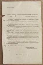 CIVIL WAR LOUISIANA  CELEBRATION ORDER NEW ORLEANS WASHINGTON'S BIRTHDAY 1863 picture