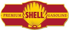 PREMIUM SHELL GASOLINE CLAM LOGO 27