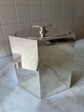 Vintage Silver Plated Octagon Octagonal Ice Bucket Art Deco picture