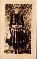 C1910s RPPC Antique Photo Traditional European Folk Costume Eastern Europe RP104 picture