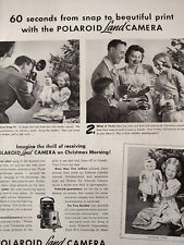 1949 Original Esquire Art Ad Advertisement POLAROID Land Camera picture