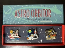 Disney Parks Disneyland Astro Orbitor Jets Through the Years 3 pin Set LE 250 picture