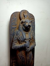 RARE ANCIENT EGYPTIAN ANTIQUITIES Statue Stone Sekhmet Lion Goddess of the Sun picture