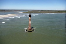 Photo:Charleston South Carolina 2017 Morris Island Lighthouse Aerial View picture