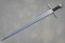 13th Century Jerusalem Sword Custom Handmade Spring Steel 5160 Sword 38'' picture