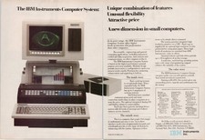 IBM Instruments Computer System Vintage 1983 2 Pg Print Ad Small Computer picture