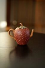 130cc chinese Yixing Handmade Zisha teapot Duan Clay Strawberry Gongfu Tea Pot picture