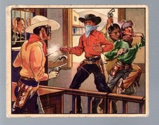 Lone Ranger 1940 Gum #43 The Bank Bandits picture