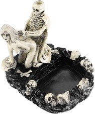 Creative Skull Ashtray Resin Skeleton Ashtray, Skull Lovers Figurine picture