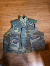 Vintage 1991 US Army USGI Woodland Camo Fragmentation Flak Vest LARGE PASGT picture