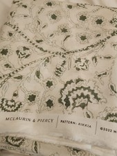 McLaurin and Piercy Bikkia Fern 3 Yards Linen Fabric  picture