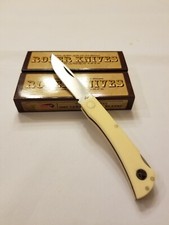 ROPER KNIFE - TUMBLEWEED YELLOW Lockback - Carbon Steel Blade - 3 3/4