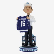 Auston Matthews Toronto Maple Leafs 2016 Draft Pick Bobblehead NHL Hockey picture
