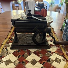 Antique THE ORIGINAL KNOX Cast Iron Crimper Fluting Machine ~ North Bros Mfg. Co picture