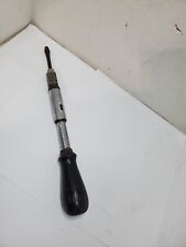 Vintage Greenlee Spiral Ratchet Screwdriver No . 448 Made In Rockford Illinois picture