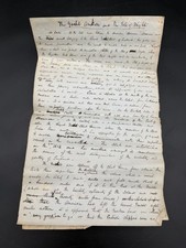 1851 America's Cup Historic Manuscript: Eyewitness Account of USS America picture