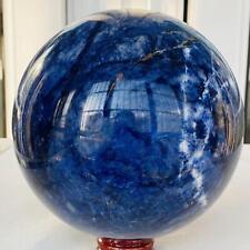 2980g Blue Sodalite Ball Sphere Healing Crystal Natural Gemstone Quartz Stone picture